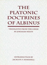 Omslagafbeelding: The Platonic Doctrines of Albinus 9780933999152