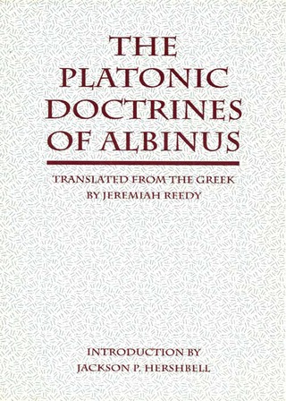 Cover image: The Platonic Doctrines of Albinus 9780933999152