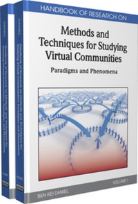 Cover image: Handbook of Research on Methods and Techniques for Studying Virtual Communities 9781609600402
