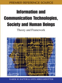 Titelbild: Information and Communication Technologies, Society and Human Beings 9781609600570