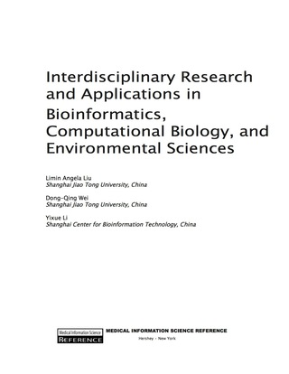 Cover image: Interdisciplinary Research and Applications in Bioinformatics, Computational Biology, and Environmental Sciences 9781609600648
