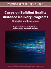 Imagen de portada: Cases on Building Quality Distance Delivery Programs 9781609601119