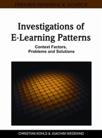Cover image: Investigations of E-Learning Patterns 9781609601447