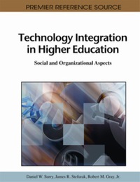 Imagen de portada: Technology Integration in Higher Education 9781609601478