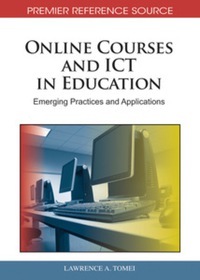 Imagen de portada: Online Courses and ICT in Education 9781609601508