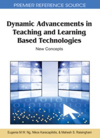 صورة الغلاف: Dynamic Advancements in Teaching and Learning Based Technologies 9781609601539