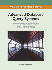 Imagen de portada: Advanced Database Query Systems 9781609604752