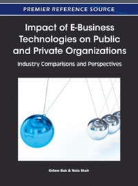 Imagen de portada: Impact of E-Business Technologies on Public and Private Organizations 9781609605018