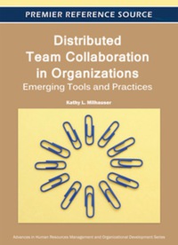 Imagen de portada: Distributed Team Collaboration in Organizations 9781609605339