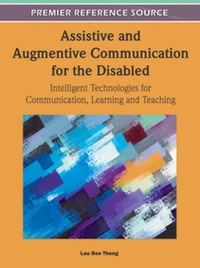 Imagen de portada: Assistive and Augmentive Communication for the Disabled 9781609605414
