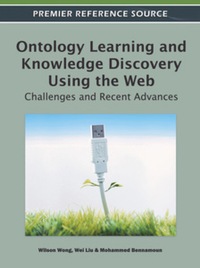 Cover image: Ontology Learning and Knowledge Discovery Using the Web 9781609606251
