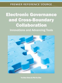 Cover image: Electronic Governance and Cross-Boundary Collaboration 9781609607531