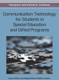 Imagen de portada: Communication Technology for Students in Special Education and Gifted Programs 9781609608781