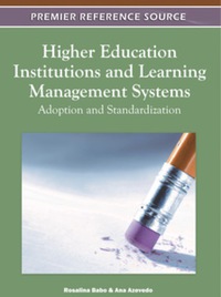 Imagen de portada: Higher Education Institutions and Learning Management Systems 9781609608842