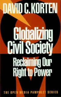 Cover image: Globalizing Civil Society 9781888363593