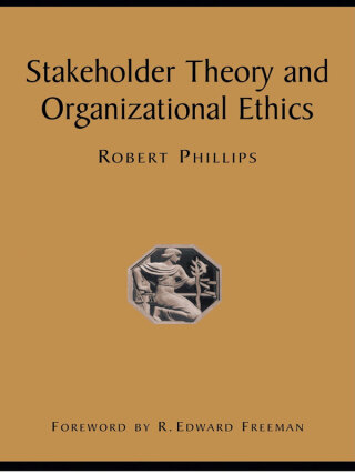 Cover image: Stakeholder Theory and Organizational Ethics 1st edition 9781576752685