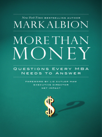 Cover image: More Than Money 9781576756560