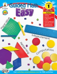 Omslagafbeelding: Guided Math Made Easy, Grade 1 9781609964689