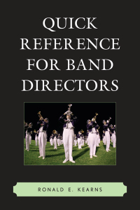 Omslagafbeelding: Quick Reference for Band Directors 9781610483452