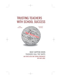 Imagen de portada: Trusting Teachers with School Success 9781610485104
