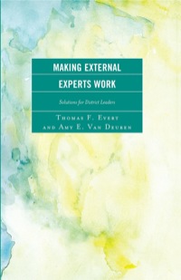 Imagen de portada: Making External Experts Work 9781610486378