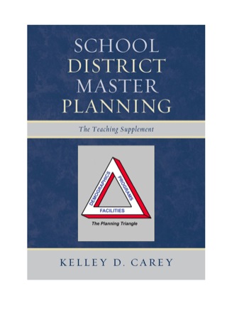 表紙画像: School District Master Planning 9781610487740