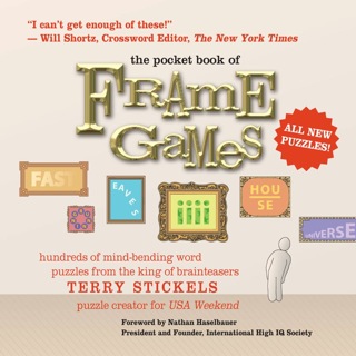 Cover image: The Pocket Book of Frame Games 9781592331956