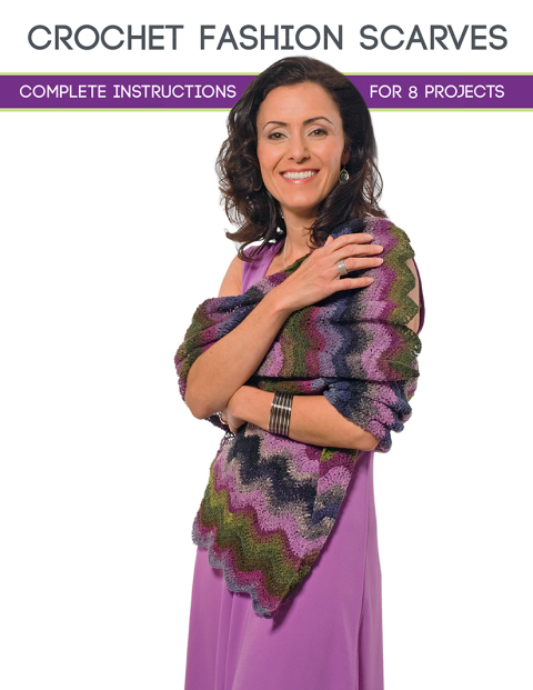 Crochet Fashion Scarves: Complete Instructions for 8 Projects - FULL INSTANT DOWNLOAD | PDF DOCX EPUB