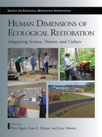Cover image: Human Dimensions of Ecological Restoration 9781597266901