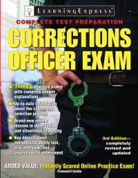 Imagen de portada: Corrections Officer Exam 3rd edition 9781576856529