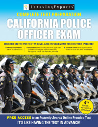 Imagen de portada: California Police Officer Exam 4th edition 9781611030143