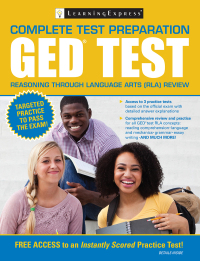 Cover image: GED Test Reasoning through Language Arts (RLA) Review 9781611030488