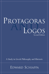 Imagen de portada: Protagoras and Logos 2nd edition 9781570035210