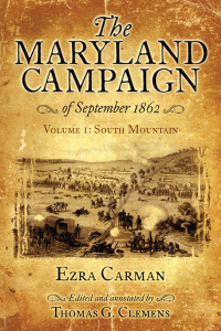 Cover image: The Maryland Campaign of September 1862, Volume I 9781932714814