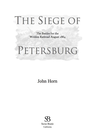 Cover image: The Siege of Petersburg 9781611212235