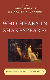 Imagen de portada: Who Hears in Shakespeare? 9781611474749