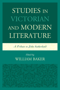 表紙画像: Studies in Victorian and Modern Literature 9781611476927
