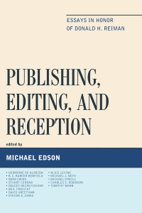 Cover image: Publishing, Editing, and Reception 9781611495782