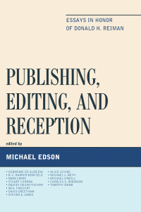 Imagen de portada: Publishing, Editing, and Reception 9781611495782