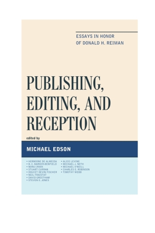 Titelbild: Publishing, Editing, and Reception 1st edition 9781611495782