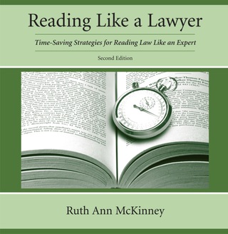 Cover image: Reading Like a Lawyer:  Time-Saving Strategies for Reading Law Like an Expert 2nd edition 9781611631104