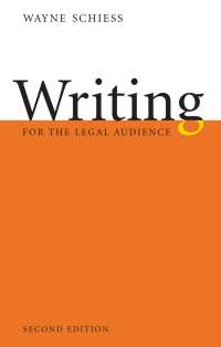 Cover image: Writing for the Legal Audience 2nd edition 9781611633917