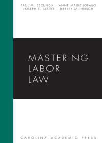 Cover image: Mastering Labor Law 1st edition 9781594607226