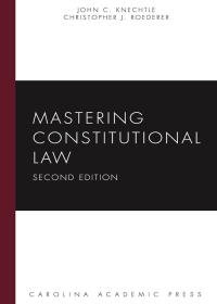 Cover image: Mastering Constitutional Law 2nd edition 9781611633993
