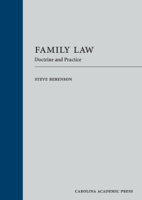 Imagen de portada: Family Law: Doctrine and Practice 1st edition 9781611639544