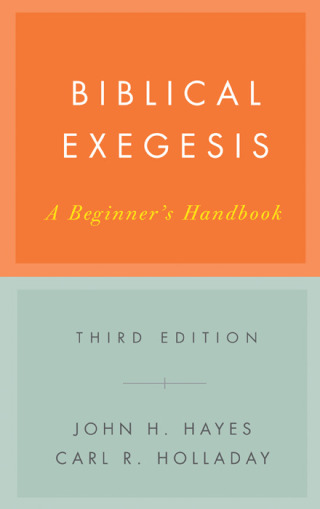 Cover image: Biblical Exegesis, Third Edition 3rd edition 9780664227753