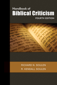 Imagen de portada: Handbook of Biblical Criticism 4th edition 9780664235345