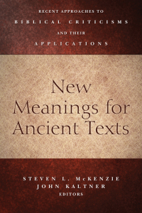 Omslagafbeelding: New Meanings for Ancient Texts 9780664238162