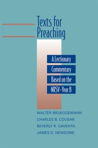Omslagafbeelding: Texts for Preaching, Year B 9780664219703