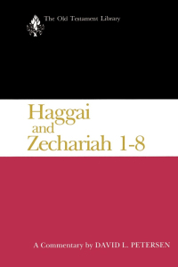 Imagen de portada: Haggai and Zechariah 1-8 9780664221669